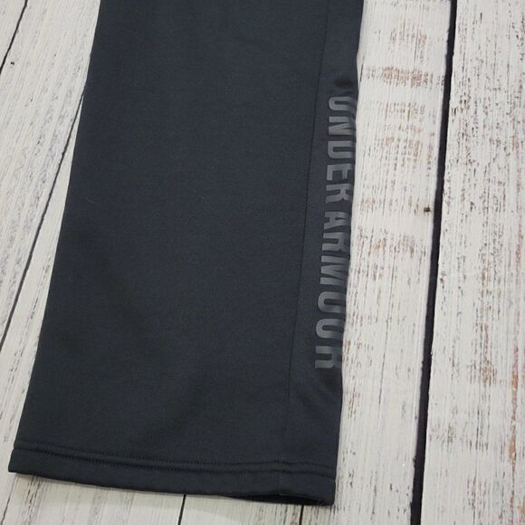 Under Armour Youth XL/Women's Small Black Athleisure Comfy Bootcut Sweatpants - Picture 2 of 6